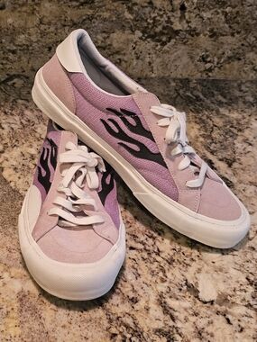 Straye Logan Blush Flame Canvas Sneakers